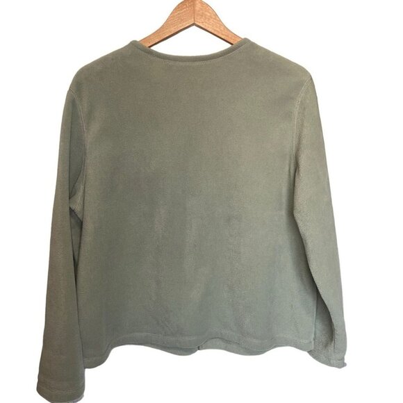 Croft & Barrow Womens Petite Size XL Jackets Green & Beige Embroidered (2-Pack) - Picture 4 of 12